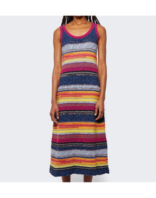 Chloé | Women | Striped Knitted Midi Dress | Multicolor