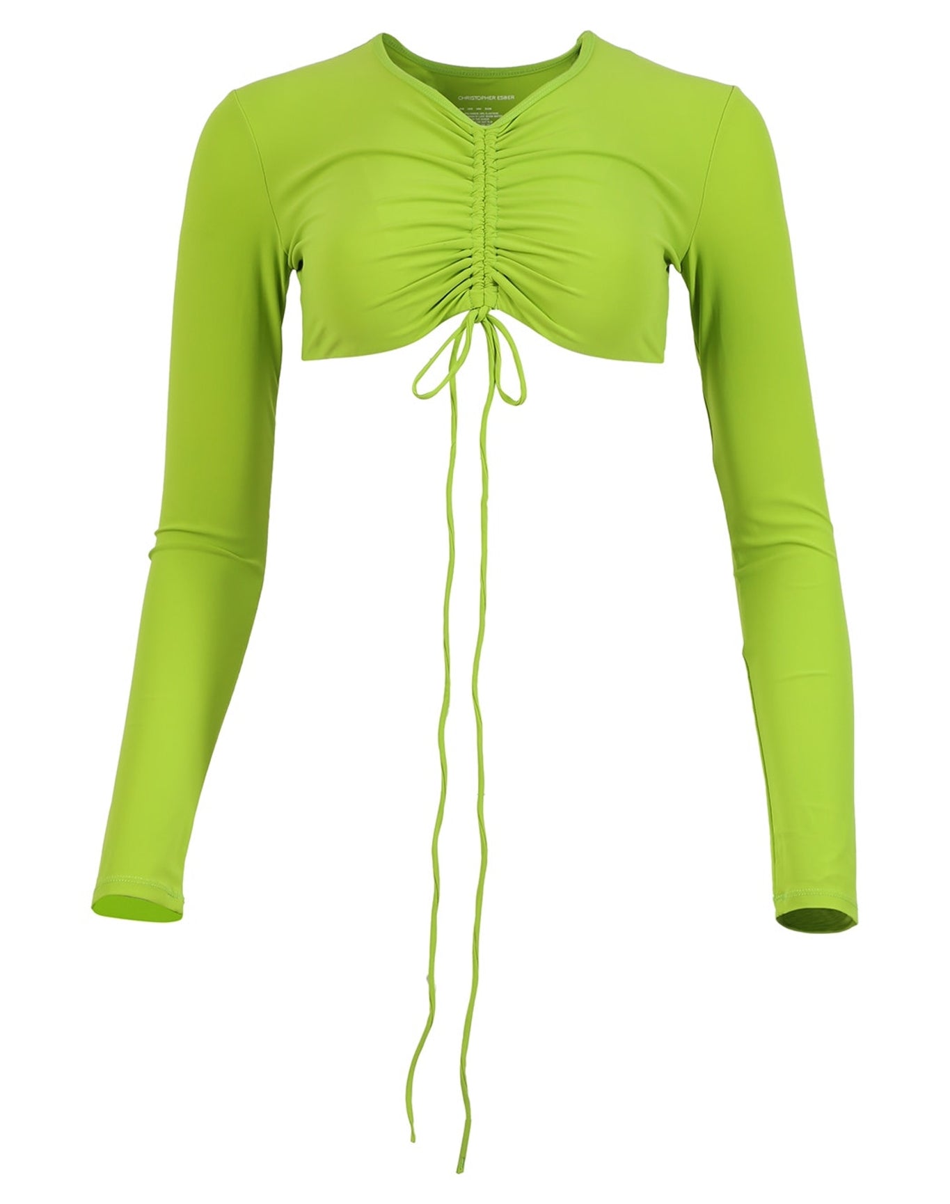 Christopher Esber | Women | Long-sleeve Sun Swim Tee | Apple Green