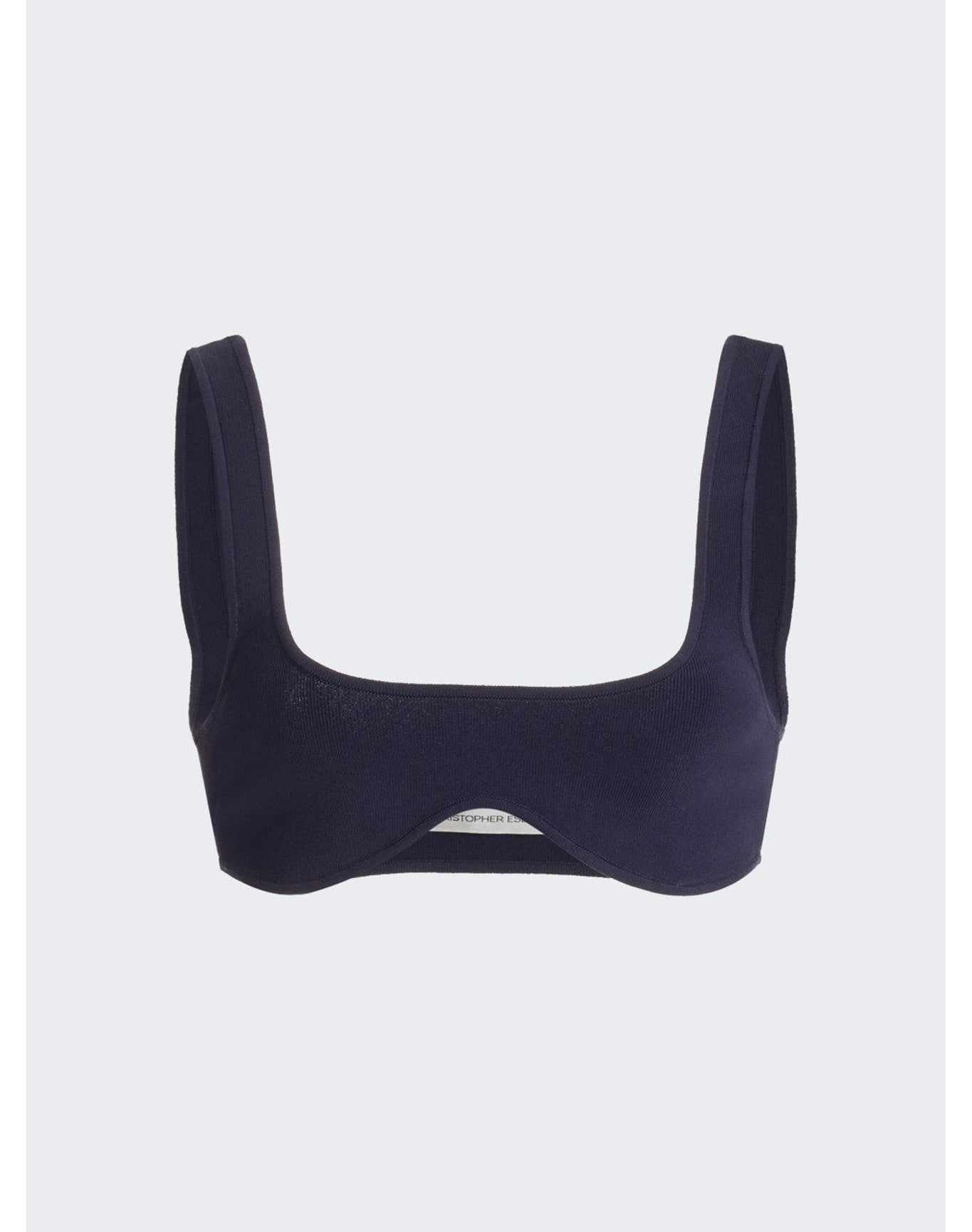 Christopher Esber | Women | Minuscule Knit Bra | Blue
