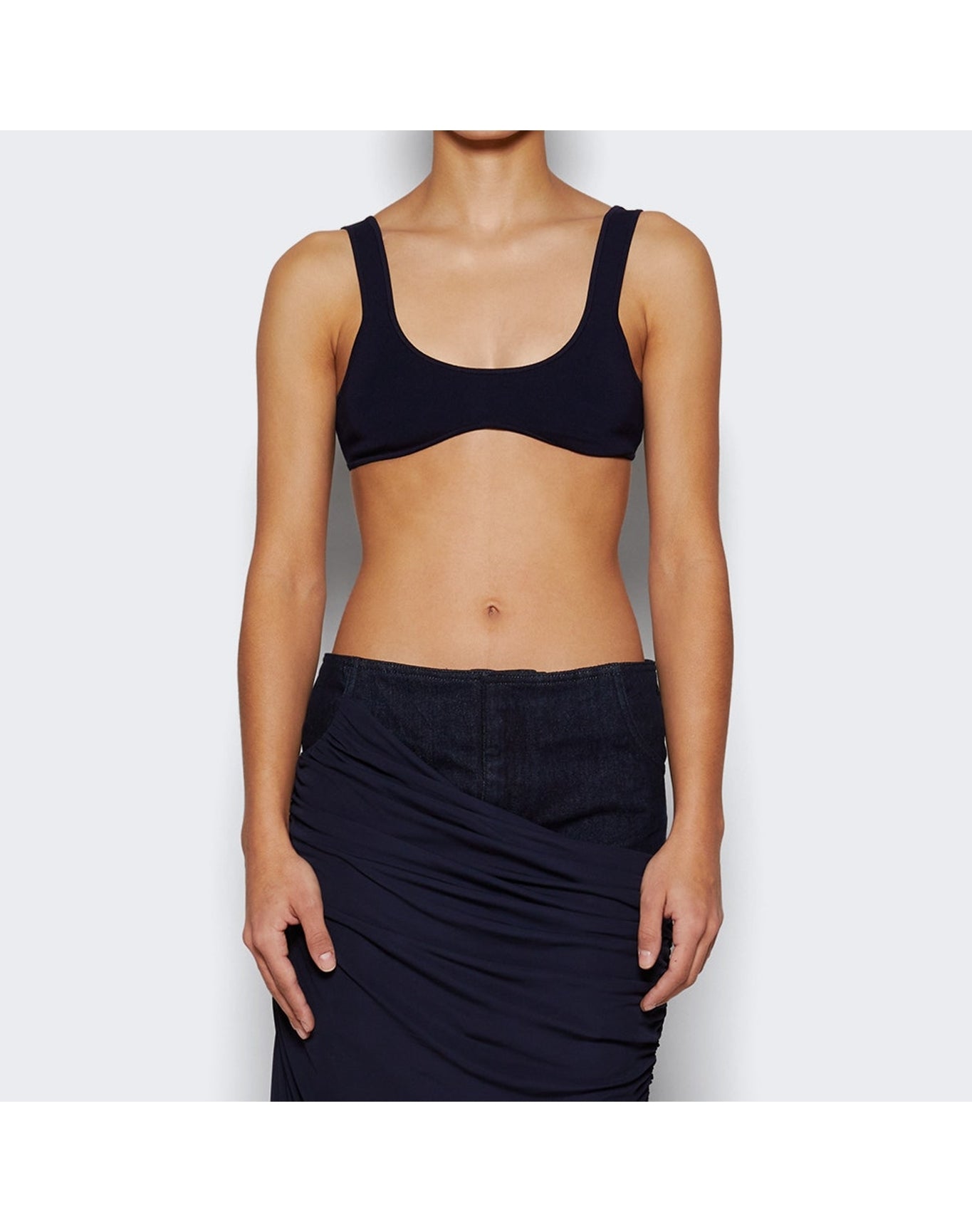 Christopher Esber | Women | Minuscule Knit Bra | Blue