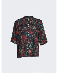 Chufy | Women | Kissa Organic Cotton Blouse | Luxor Black