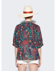Chufy | Women | Kissa Organic Cotton Blouse | Luxor Black