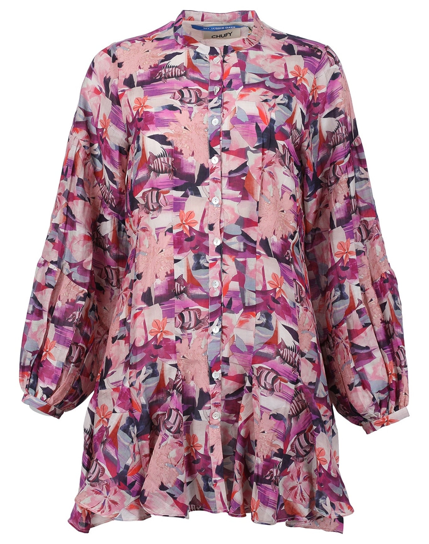Chufy | Women | Thomas Mini Dress | Daii Pink