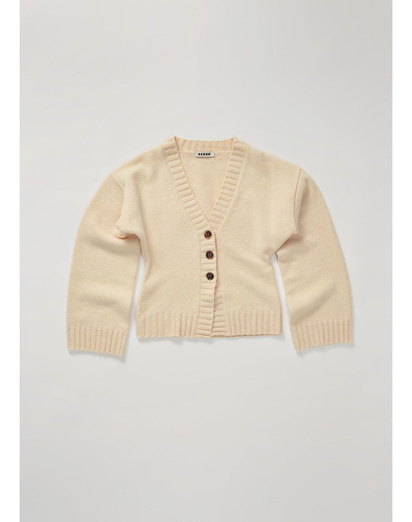 Cirrus | Merino Wool Cardigan | Ivory