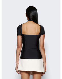 Coperni | Women | Asymmetric Draped Jersey Top | Black