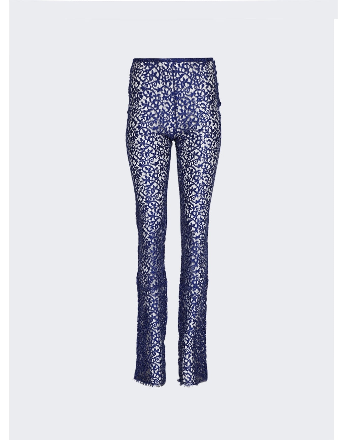 Coperni | Women | Lace Flared Trousers | Royal Blue