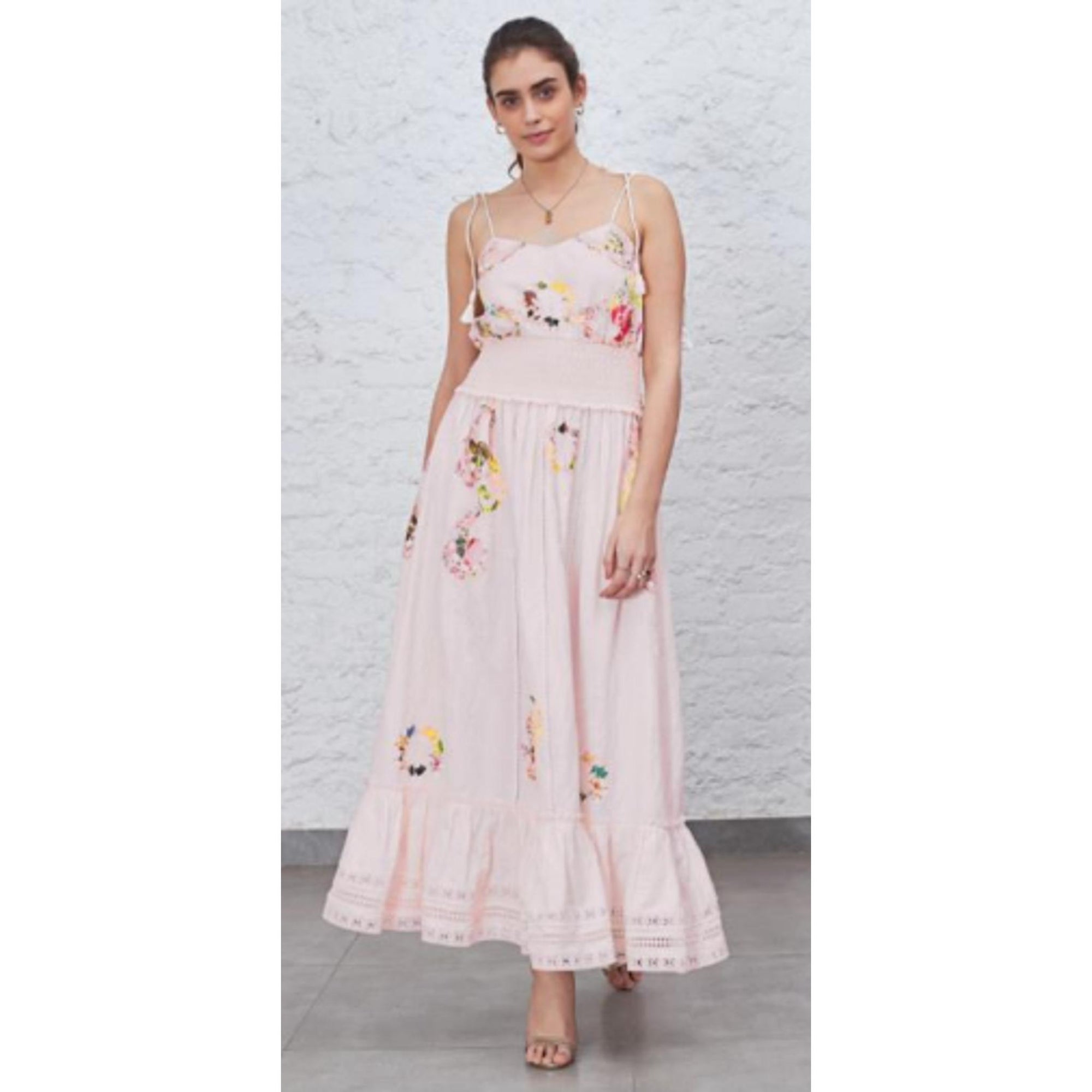 Cora Peach Dress