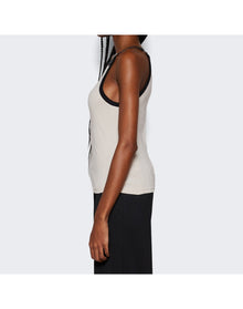 Courrèges | Women | Buckle Contrast Tank Top | Lime Stone