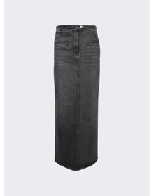 Courrèges | Women | Heritage Long Skirt | Stonewashed Grey