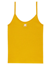 Courrèges | Women | Knit Tank Top | Ochre