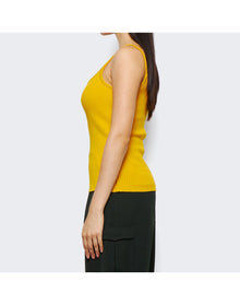 Courrèges | Women | Knit Tank Top | Ochre