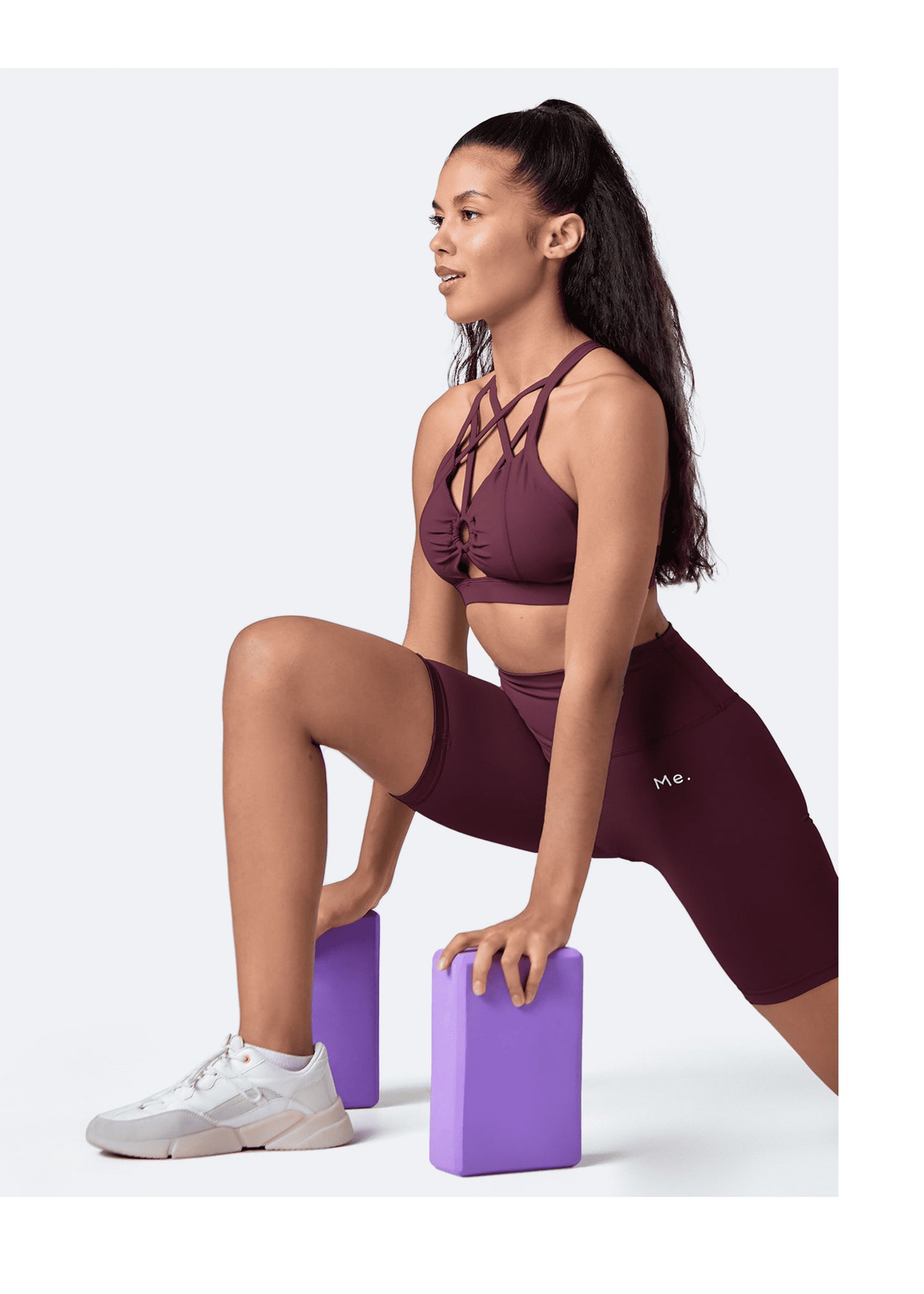 Criss Cross Front Top | Burgundy