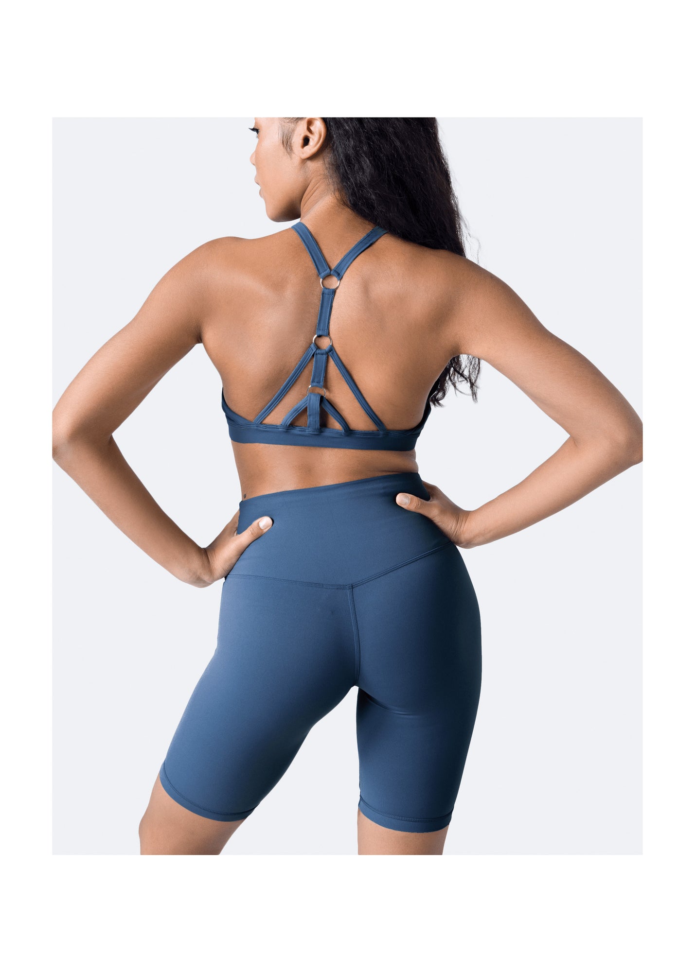 Criss Cross Front Top | Iris Blue