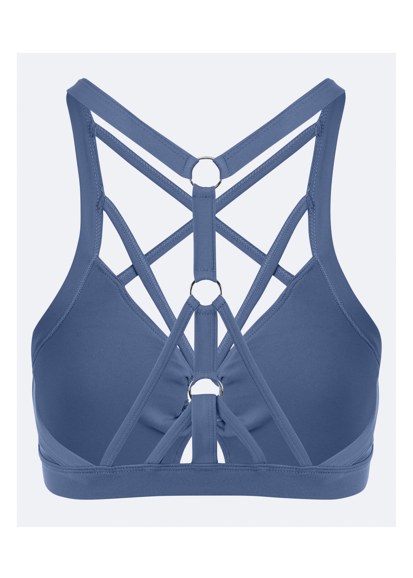 Criss Cross Front Top | Iris Blue