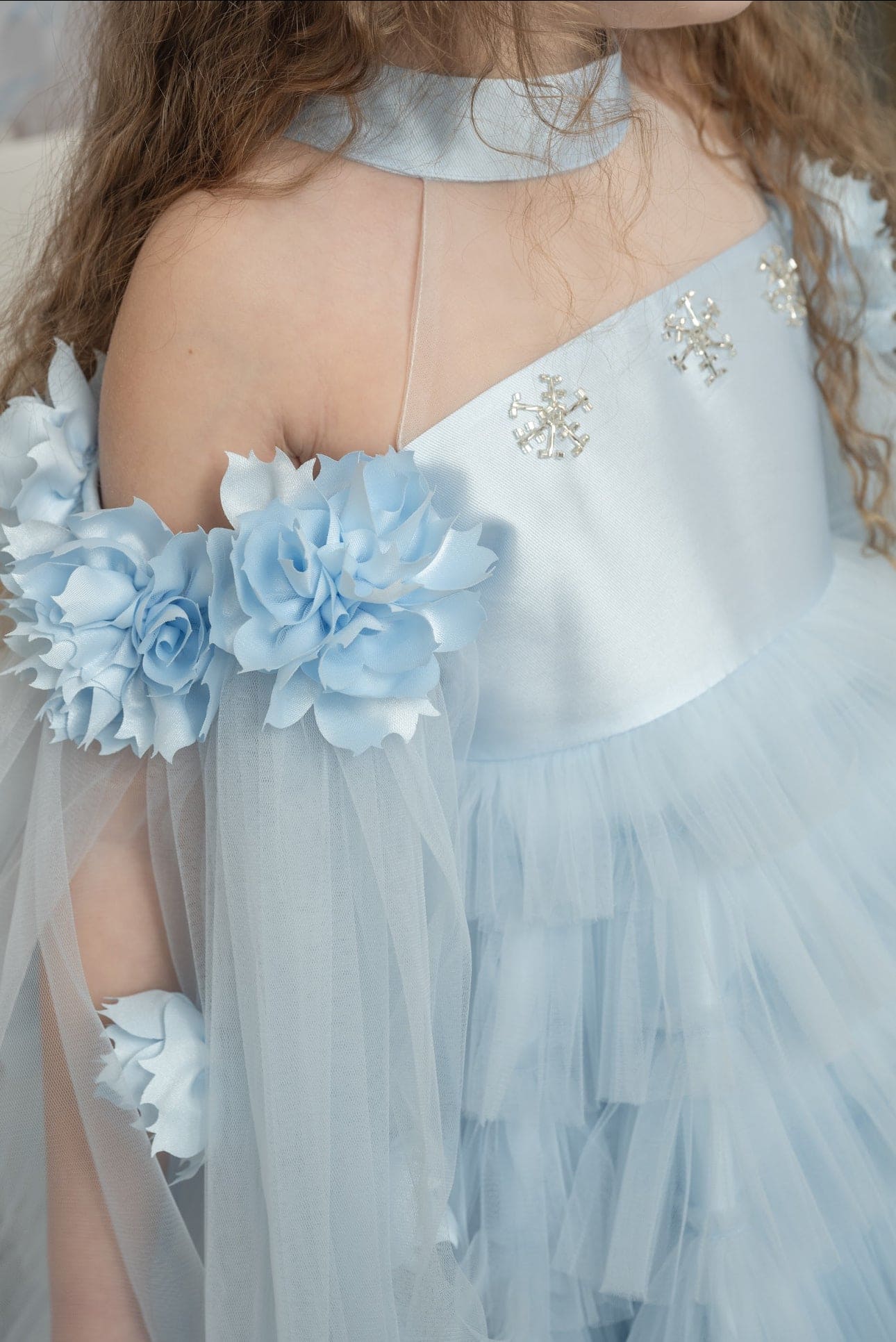 Alaska Baby Blue Tulle Dress | Blue