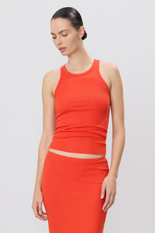 HIGH NECK FITTED TANK - ETERNE