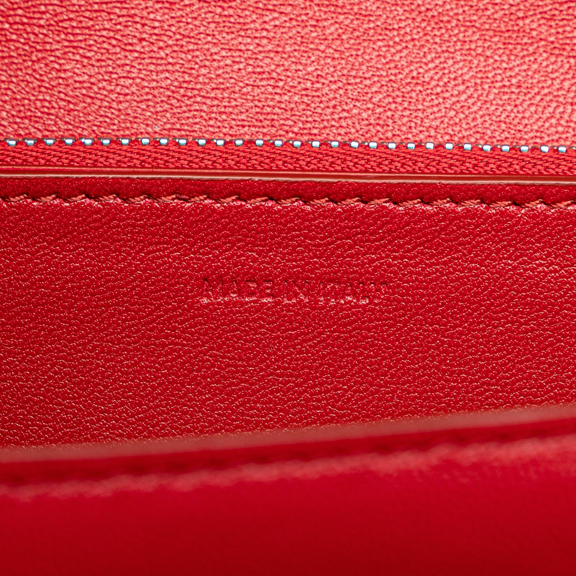 Celine | Pre-Owned Medium Calfskin Classic Box | Red