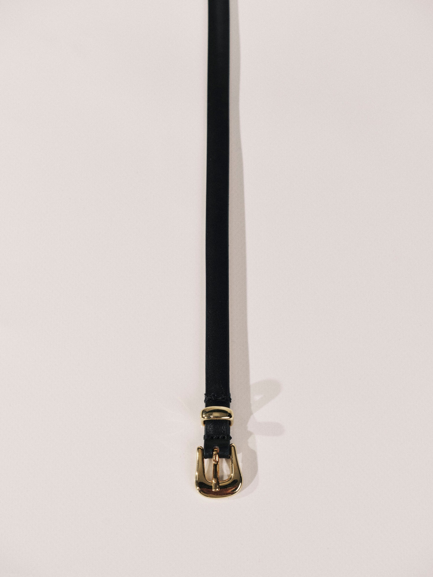 Le Fil Belt | Black & 24K Gold