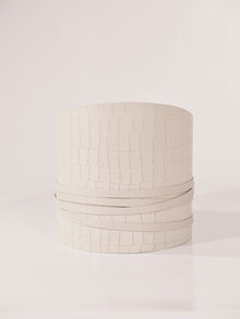 Undone Corset Supple Ivory Alligator | Ivory Alligator