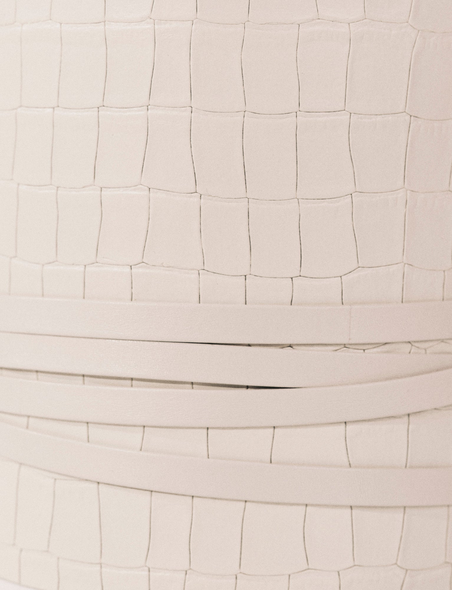Undone Corset Supple Ivory Alligator | Ivory Alligator