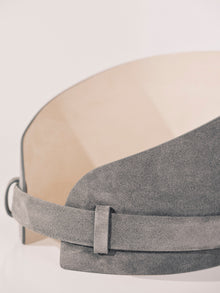 Bodice Corset Short Suede Belt | Fog & Silver
