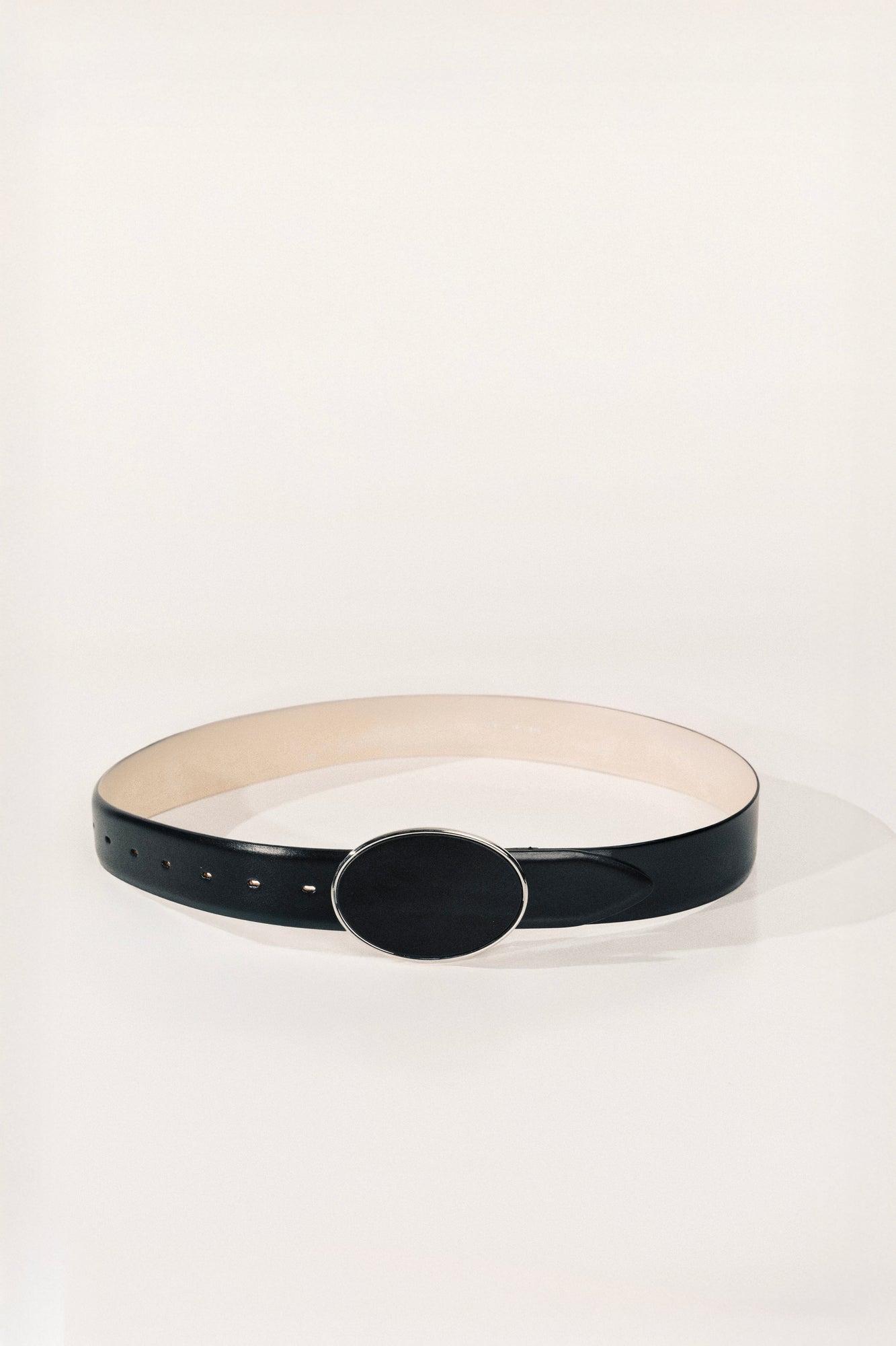 Flint Belt | Black & Silver
