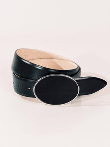 Flint Belt | Black & Silver