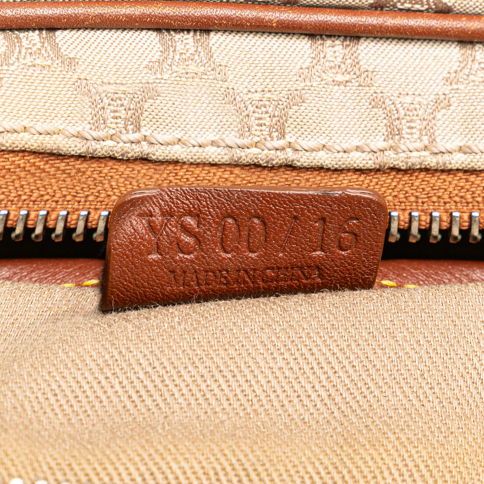 Celine | Pre-Owned Macadam Canvas Crossbody | Brown/Beige