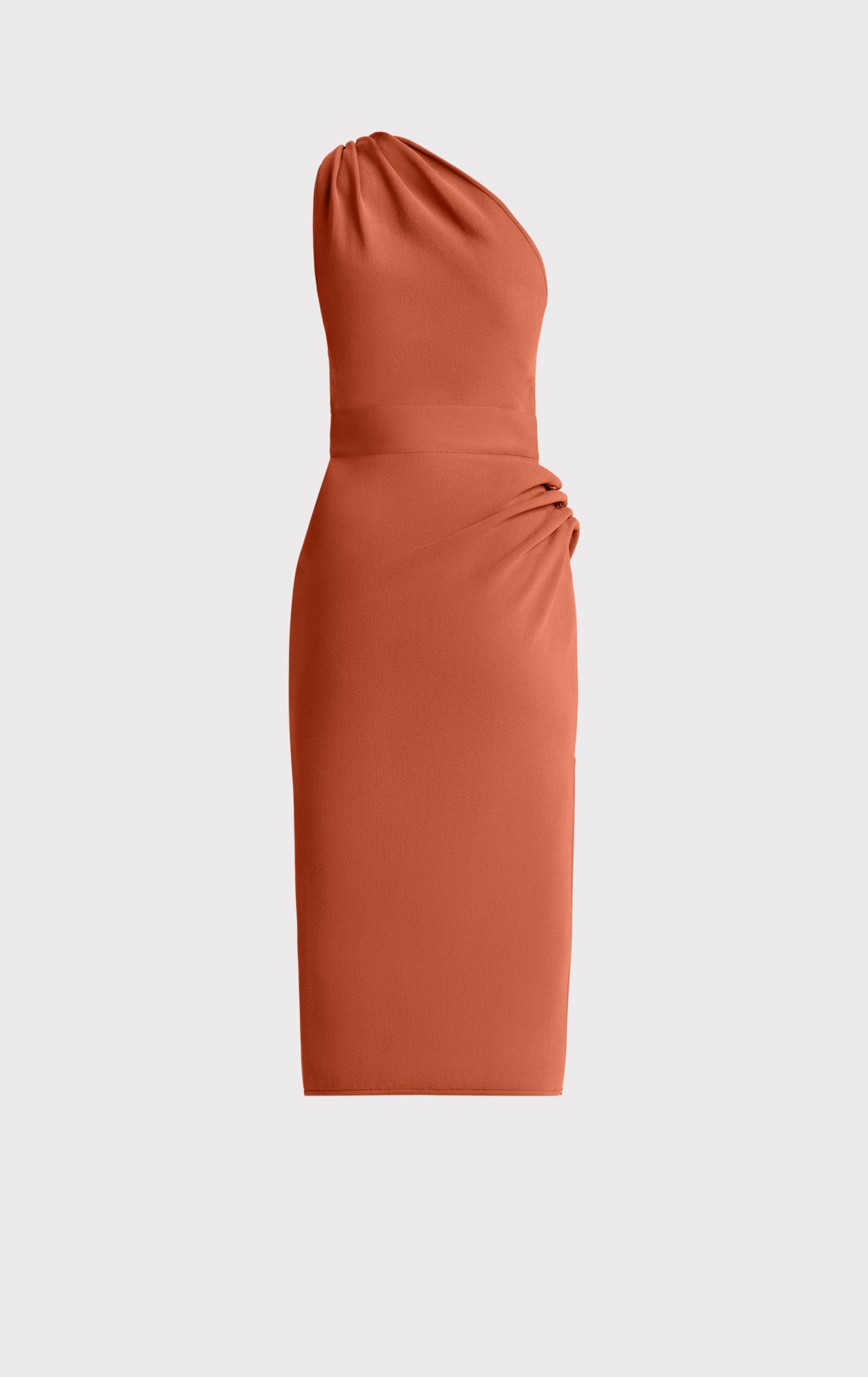 Draped Milano Midi Dress W/ Hardware | Ginger