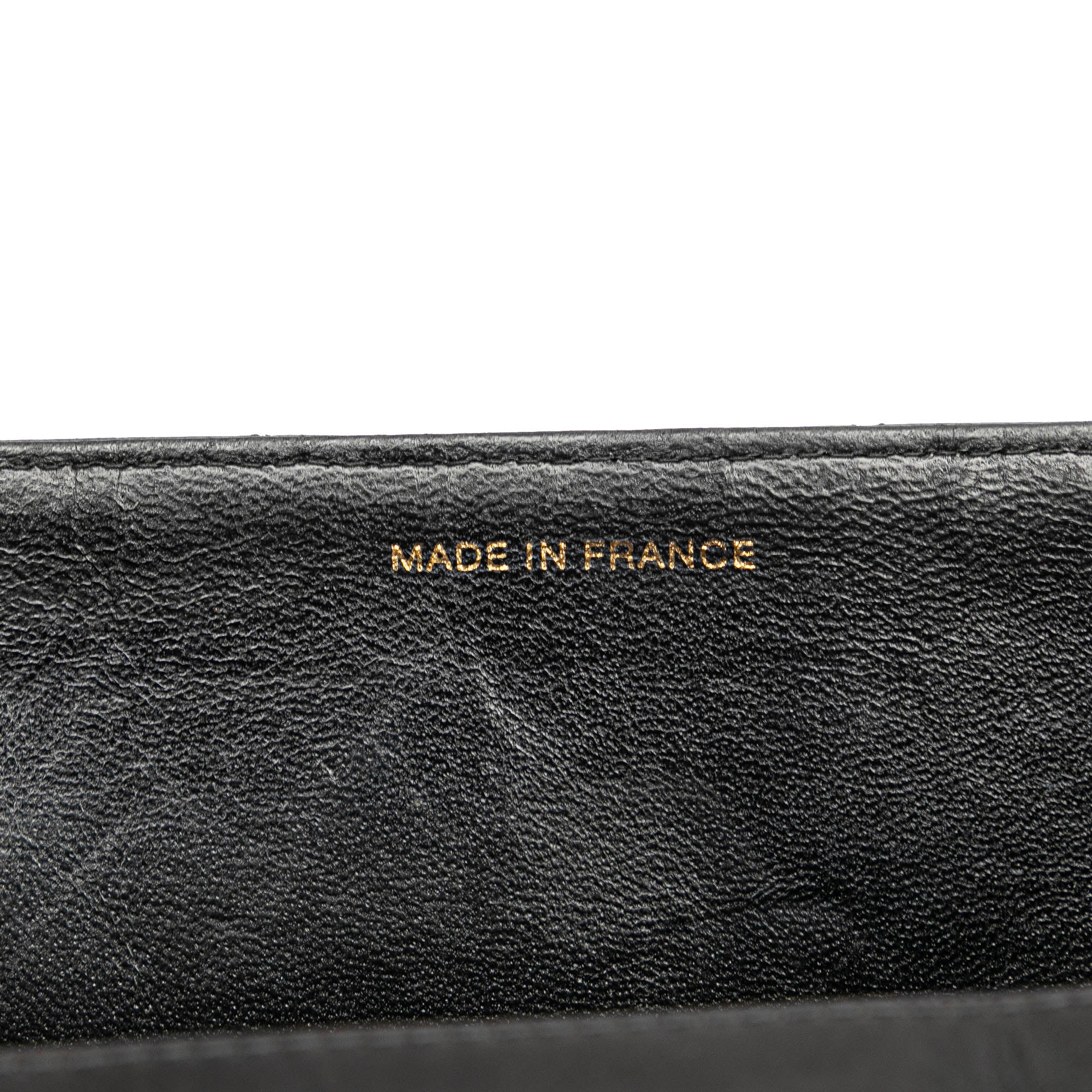 Chanel | Pre-Owned CC Quilted Lambskin Flap Briefcase | Black