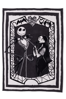 CozyChic Disney Jack And Sally Throw | Carbon Multi