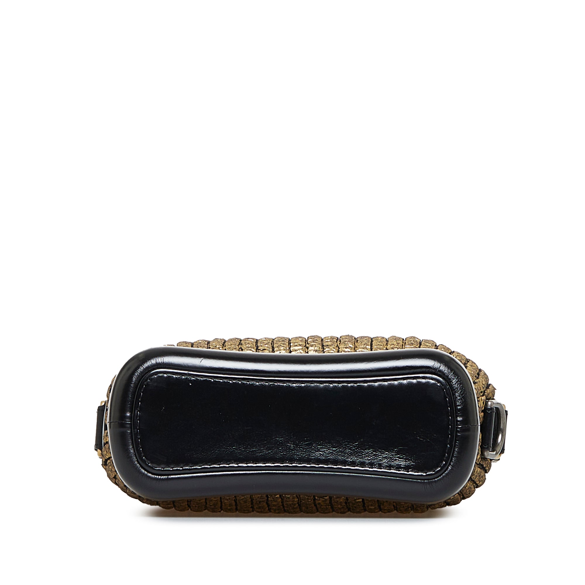 Chanel | Pre-Owned Small Painted Knit Gabrielle Crossbody Bag | Black