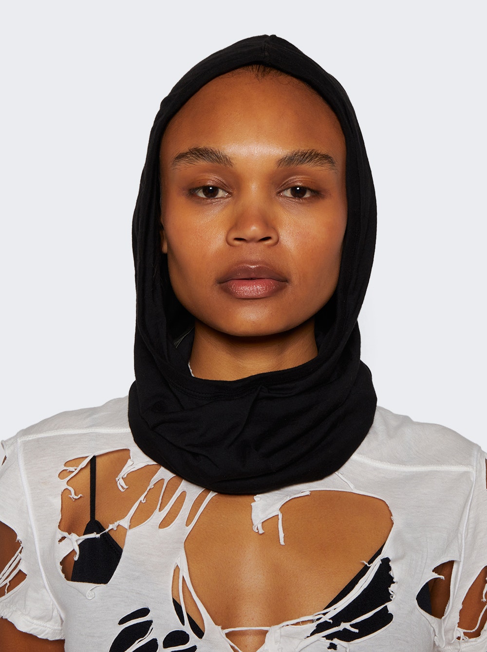 Women | Rick Owens DRKSHDW | Grace Hood | Black