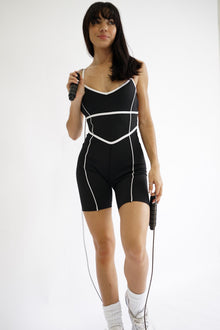 Breathe Short Onesie | Black