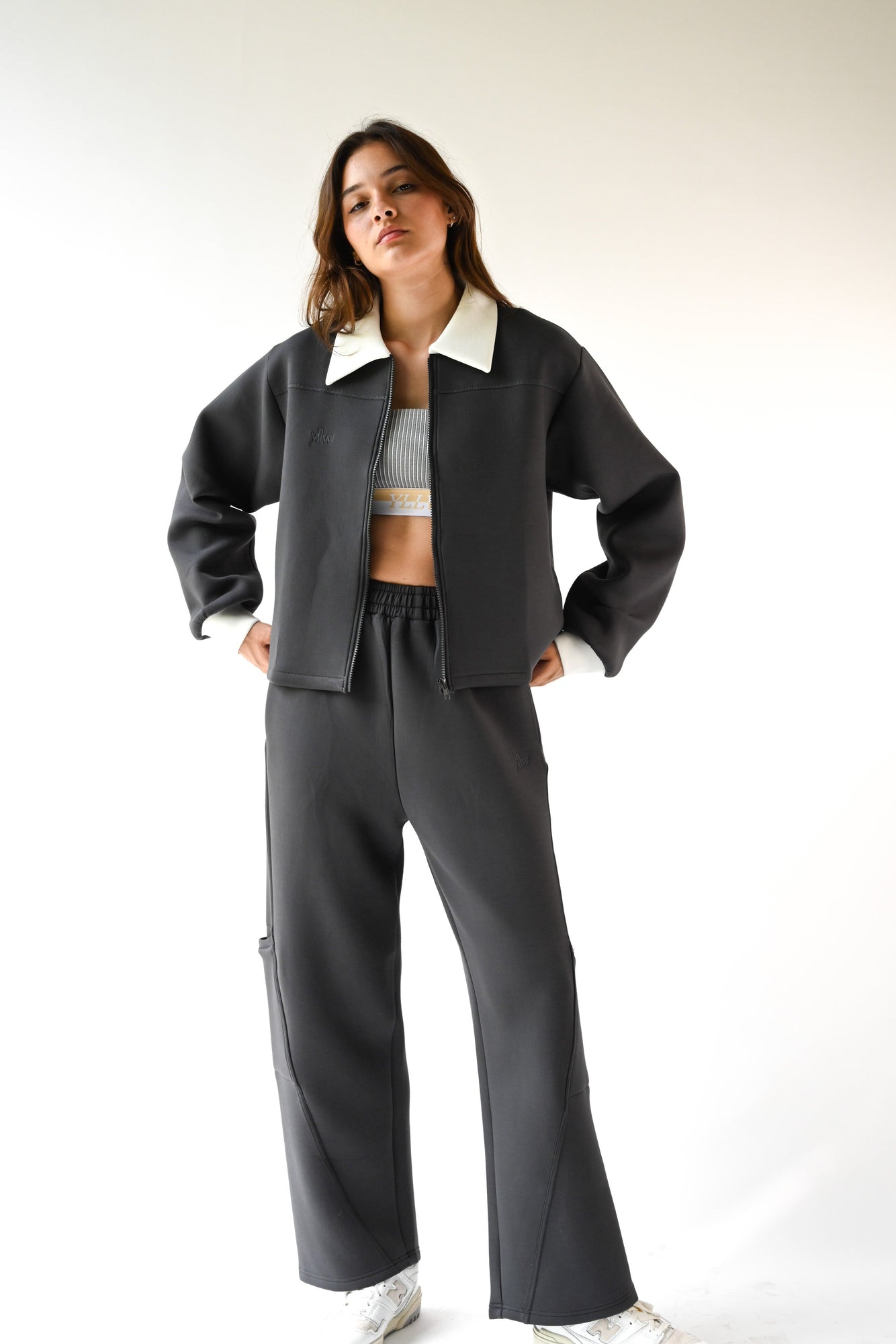 Harry Knit Neoprene Pants | Charcoal