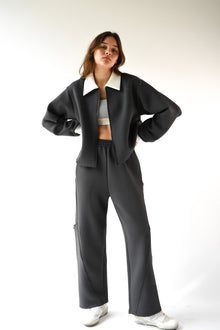 Harry Knit Neoprene Pants | Charcoal