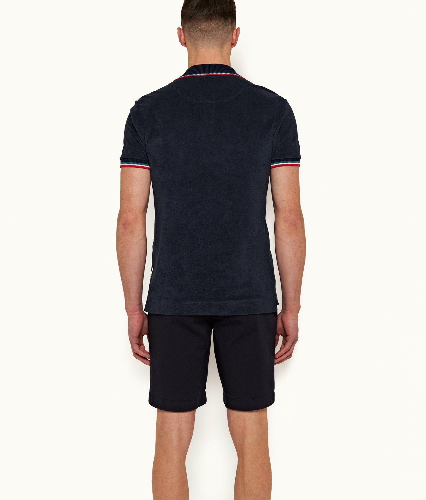 Dane Cotton Twill Longest-Length Cotton Twill Shorts | Night Iris