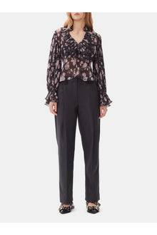 Dark Grey Stripe Suiting Trousers | Phantom