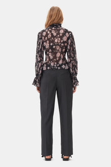 Dark Grey Stripe Suiting Trousers | Phantom