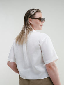 Playful Short Sleeve Top | White