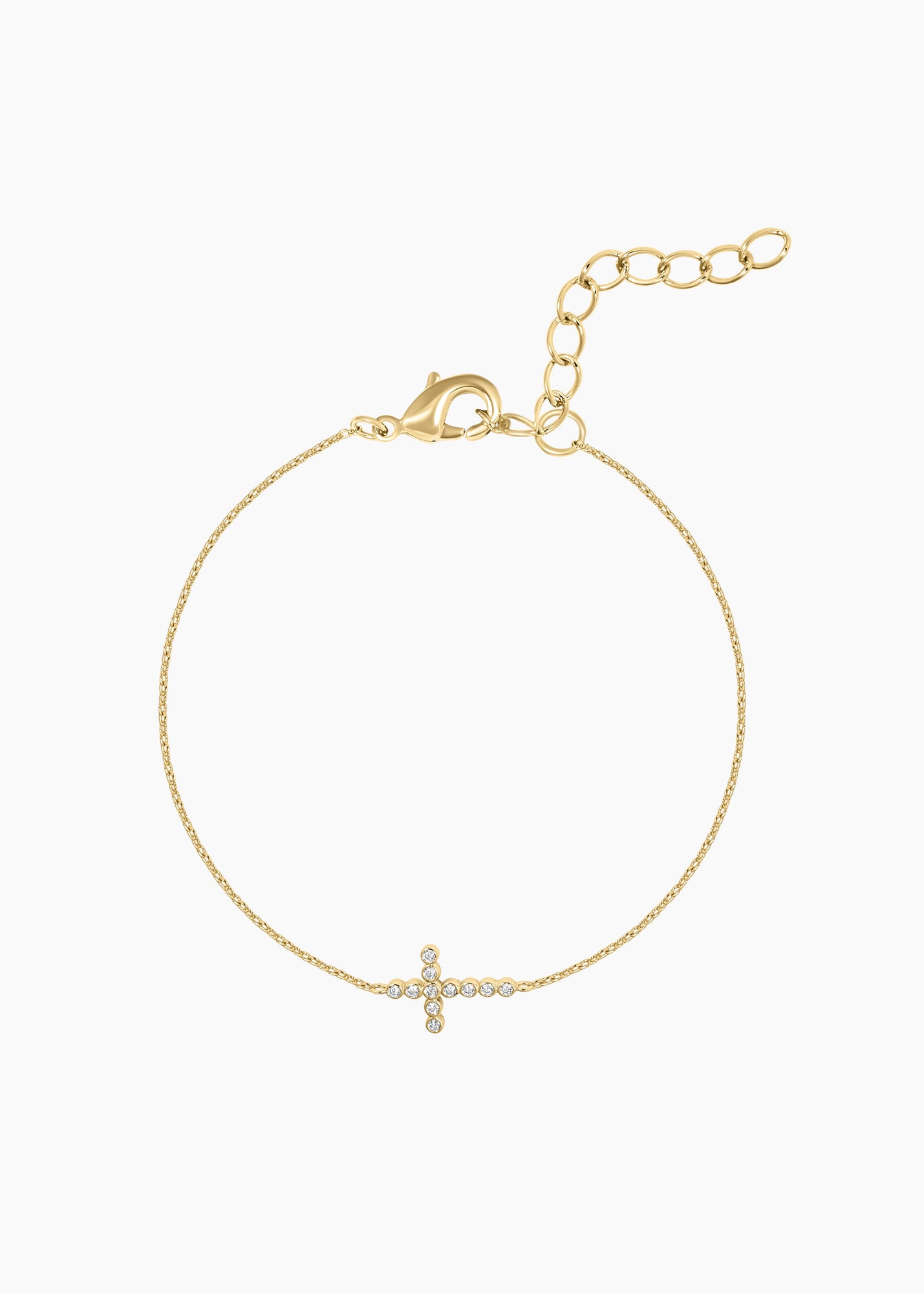 Harmony Bracelet | Clear Crystal | 14K Gold Plated