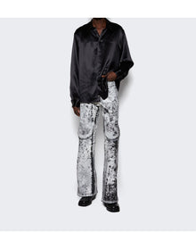 Diesel | Men | S-ricco Logo-embroidered Collar Shirt | Black