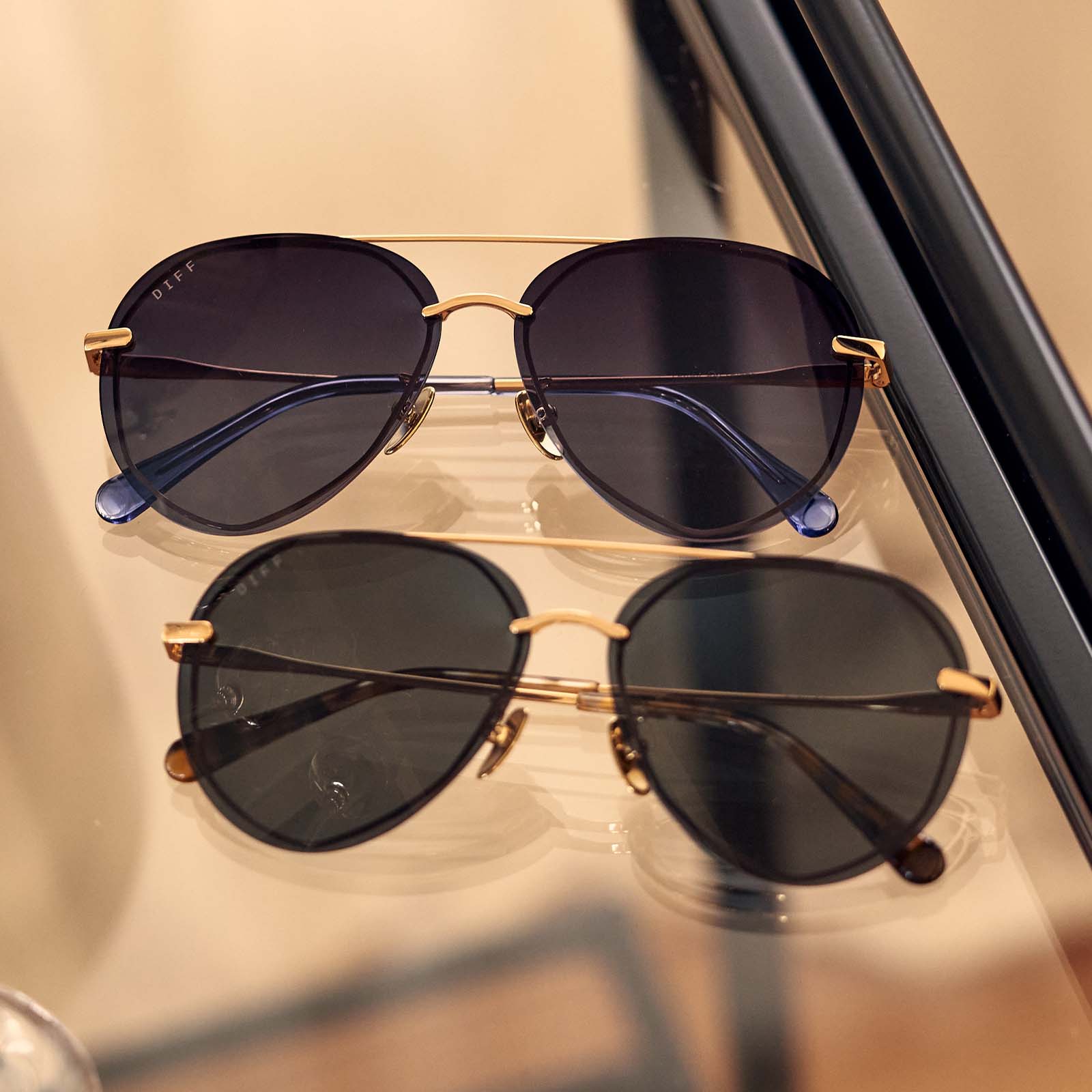 Unisex | Lenox Sunglasses | Gold | G15 Polarized Lenses
