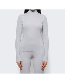 Dion Lee | Women | Light Reflective Rib Skivvy | Silver
