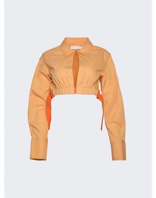 Dion Lee | Women | Slouchy Slider Shirt | Washed Orange