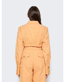 Dion Lee | Women | Slouchy Slider Shirt | Washed Orange