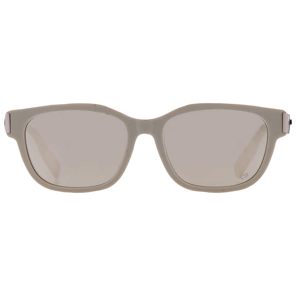 Dior | Mens | CD ICON S1F 56mm Sunglasses | Shiny Beige | Grey Mirrored Lens