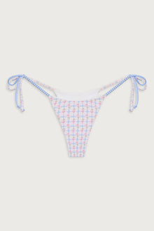 Divine skimpy floral bikini bottom rose picnic ruffle