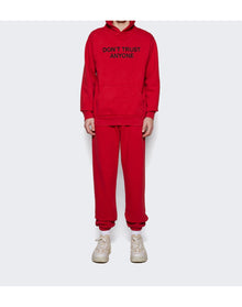 Don't Trust Anyone | Men | Hoodie | Red