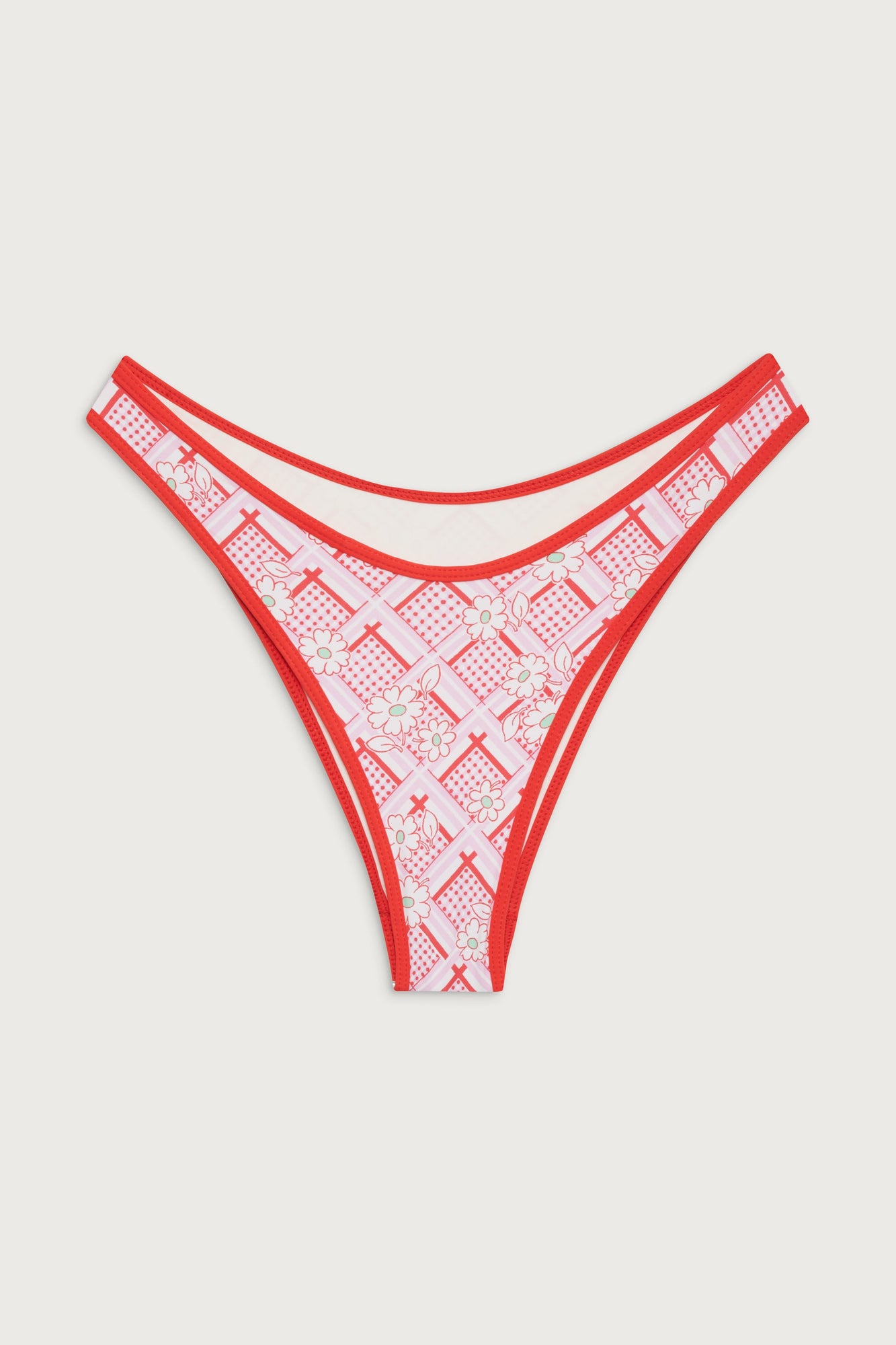 Dove classic floral bikini bottom red rover